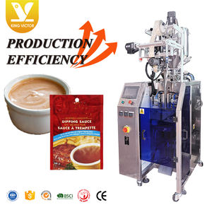 Machine de conditionnement automatique à grande vitesse de sauce des milles îles et de croustilles machine de conditionnement de papier d'emballage alimentaire - Product Image 1