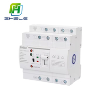 Commutateur de transfert automatique (ATS) ZHELE 220V 16A 32A 40A 50A 63A 80A, commutateur de commutation automatique 2P 4P, contrôleur ATS pour générateur