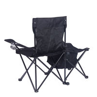 Chaise pliante d'extérieur personnalisée avec logo du fabricant E-RIKE, légère, pour la pêche, avec sac isotherme et accoudoirs