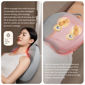 Multifuncional amasado cuidado de la espalda herramientas de cuidado del cuerpo masaje Lumbar 3D espalda Shiatsu almohada masajeador - Product Image 5