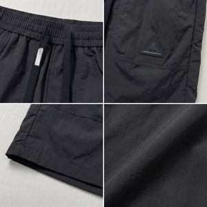 Pantalones Cortos Cargo para Hombre al por Mayor con Logotipo Personalizado, Cintura Elástica, Secado Rápido, Estilo Urbano Informal, para Verano, ODM TKAN7733 - Product Image 4