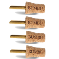 Bumbu Rum Vin Verseur Personnalisé En Acier Inoxydable Étanche Vinaigre Liqueur Whisky Bouteille De Vin Distributeur Becs Verseurs avec Liège