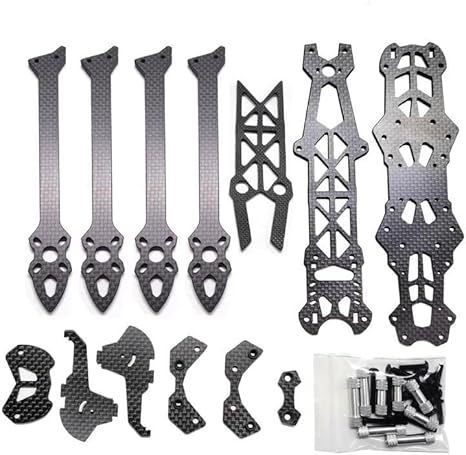 OEM Carbon Fiber Racing Frame Parts for FPV Quadcopter DIY RC Foldable Flight Controller Accessory for Agricultural Drone