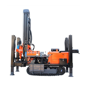 APCOM Perforatrice de puits d'eau hydraulique sur chenilles 280m 300m 350m 400m 450m Machine de forage de puits profonds Diesel - Product Image 2