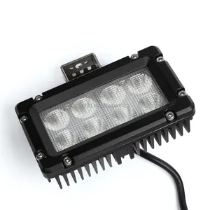 Lampu putih Led 8 Led mobil 4 inci 24w 2400lm, lampu kerja Led rumah aluminium untuk mobil truk