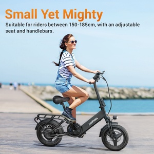Vélo électrique pliable Hillmiles Mile 1, 14 pouces, mini vélo électrique 36V 250W 25km/h, vélo électrique de ville, en stock UE, à vendre - Product Image 5