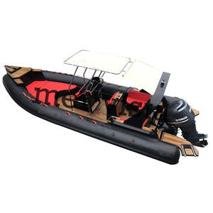 <span class=keywords><strong>Bateau</strong></span> <span class=keywords><strong>Semi</strong></span>-<span class=keywords><strong>Rigide</strong></span> Gonflable de Luxe 7,6 m à Coque en Fibre de Verre (RIB 760) - Product Image 1
