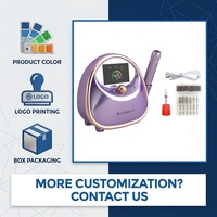Kabelloser Nagelfräser mit individuellem Logo, 45000 U/min, wiederaufladbar, einstellbare Geschwindigkeit, OEM ODM Fabrik Großhandel Großbestellung