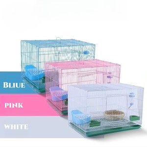 Hete Aanbieding Duurzame Lichtgewicht Metalen Vogelkooi voor Papegaaien en Kanaries Grote Kweekkooi met Zijdeur - Product Image 6