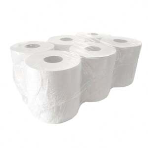 Disposable Recycled Virgin Wood Pulp 3 Ply <b>Brown</b> Toilet <b>Tissue</b> <b>Paper</b> Roll for Home Bathroom Use - Product Image 2