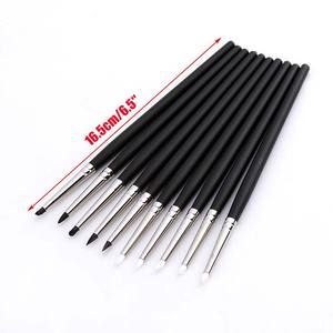 5 pz penne dentarie in resina dentaria modellatura in Silicone strumento per adesivo composito cemento porcellanato denti strumenti dentista - Product Image 6