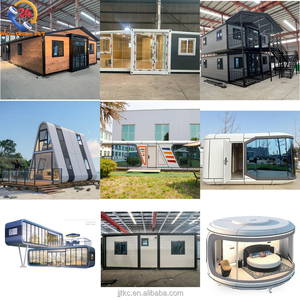 La maison préfabriquée modulaire en acier est une villa capsule triangulaire à deux étages utilisée pour les chambres d'hôtel et les bureaux - Product Image 3