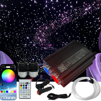 Kits de lumières LED RGBW 12V à double tête en aluminium pour ciel étoilé de toit Rolls Royce, effet étoile filante en fibre optique