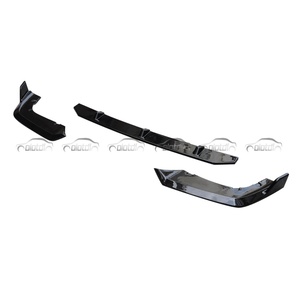 For BMW F95 X5 X5M Gloss Black Front Bumper Lip Front <b>Splitter</b> Chin Spoiler 2020+ - Product Image 3