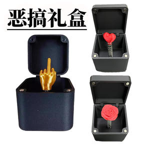 Средний палец в коробке Рождественская пародия Забавный трансграничный подарок розыгрыш шутка - Product Image 2