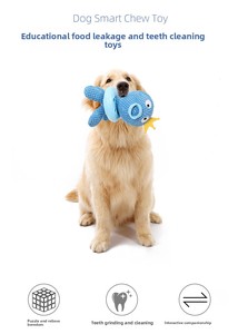 Juguete para Perros con Sonido de Pulpo, Dispensador de Golosinas, Juguete de Peluche para Masticar, Juguete Interactivo para la Dentición, Rompecabezas para Perros Pequeños y Medianos, Suministros para Mascotas - Product Image 5