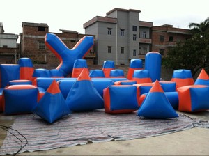 Tienda de <span class=keywords><strong>Paintball</strong></span> de cúpula portátil de arena de <span class=keywords><strong>paintball</strong></span> inflable de gran oferta, arena de <span class=keywords><strong>Paintball</strong></span> inflable con búnkeres - Product Image 6