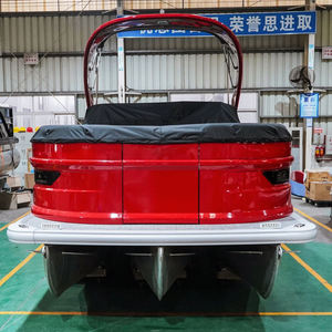 Luxus Tritoon RC-Yacht Glasfaser Aluminium Wakeboard-Boot Pontonboot zum Driften - Product Image 2