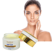 Crème blanchissante à moitié naturelle avec logo OEM pour l'élimination des taches brunes anti-âge crème de beauté hydratante en profondeur pour le visage