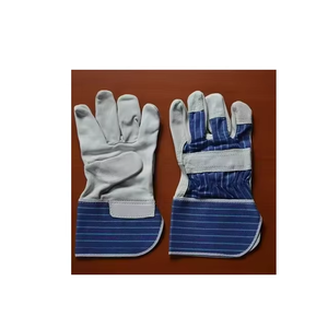 Gants de travail gréeurs en cuir de vachette canadien de haute qualité Caractéristiques anti-impact et anti-coupure pour la protection des mains - Product Image 1