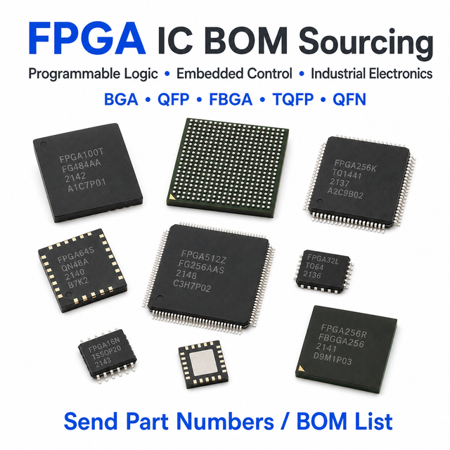 FPGA Programmable Logic IC Chip BOM Quote (CPLD, SoC FPGA, PLD, Configuration Memory, Embedded Logic, Logic Device)
