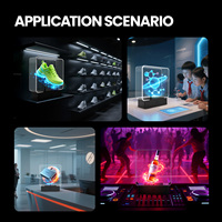 Ventilateurs holographiques 3D AZMAX et projecteurs – OEM/ODM disponibles pour équipements publicitaires festifs, d'entreprise et promotionnels