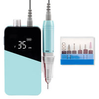 Stylo perceuse à ongles électrique 35000 tr/min 25W, lime à ongles portable, moteur à balais, outil de manucure pour salons et techniciennes en ongles