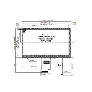 Oem/ODM <span class=keywords><strong>7</strong></span> <span class=keywords><strong>inch</strong></span> <span class=keywords><strong>TFT</strong></span> <span class=keywords><strong>LCD</strong></span> <span class=keywords><strong>40</strong></span> Pins IPS 1024*600 Pixels <span class=keywords><strong>7</strong></span> "cảm ứng màn hình hiển thị - Product Image 5