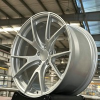 Jantes forgées monobloc à double Y en argent Performance, 20 pouces, 5x114.3 5x120, pour voitures JDM Toyota 86 GR Supra