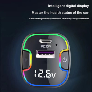 Phổ pd30w sạc xe hơi cho điện thoại sạc nhanh <span class=keywords><strong>3.0</strong></span> sạc nhanh xe <span class=keywords><strong>5</strong></span> cổng USB adapter sạc cho <span class=keywords><strong>iPhone</strong></span> cho Samsung - Product Image 2