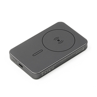 Magnetische Kabellose Powerbank Powerwave 5000mAh 2-in-1 Schnellladegerät mit Li-Polymer-Akku - Markenladegerät