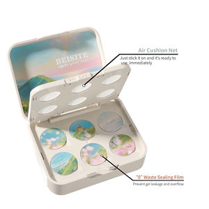 Scatola Cosmetica in Plastica OEM/ODM Personalizzata con 6 Scomparti, Cuscinetto d'Aria e Pellicola Sigillante per <span class=keywords><strong>Gel</strong></span> Ombre per Unghie - Product Image 5