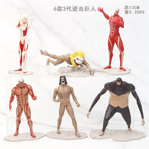 Set de 6 Figuras de Acción de Ataque a los Titanes, Mini Figuras de Anime de 10 cm - Product Image 6