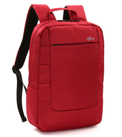 Mochila Unisex para Portátil, Resistente al Agua, de Poliéster, con Asa Suave, Bolsillo Frontal Oculto con Cremallera, Compartimento Acolchado para Ordenador