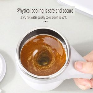 แก้วกาแฟอัจฉริยะ JX106 สแตนเลสสตีล พร้อมระบบกวนอัตโนมัติด้วยแม่เหล็กไฟฟ้า - Product Image 2