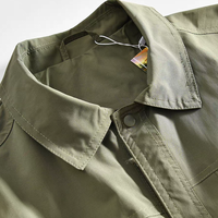 Veste de travail de charpentier personnalisée par les fabricants, lavée et délavée, veste utilitaire vintage pour homme, coupe-vent et imperméable
