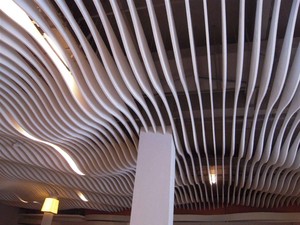 Panneau mural en aluminium carré thermolaqué sur mesure pour appartement résidentiel - Product Image 4