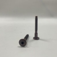 Machine de fabrication de vis pour cloisons sèches en acier inoxydable, système de mesure en pouces, vis de classe 4, filetage standard, couleur personnalisée