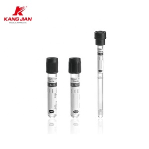 หลอดเก็บเลือดสุญญากาศแบบสีดำ <span class=keywords><strong>Vacutainer</strong></span> สำหรับตรวจวัดความเร็วการจับตัวเป็นก้อนของเม็ดเลือด (ESR) - Product Image 2