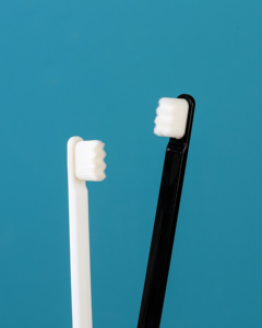 Brosse à dents pour animaux de compagnie à millions de poils souples, double tête, pour l'élimination de la plaque dentaire et du tartre chez les chats et les chiens - Product Image 5
