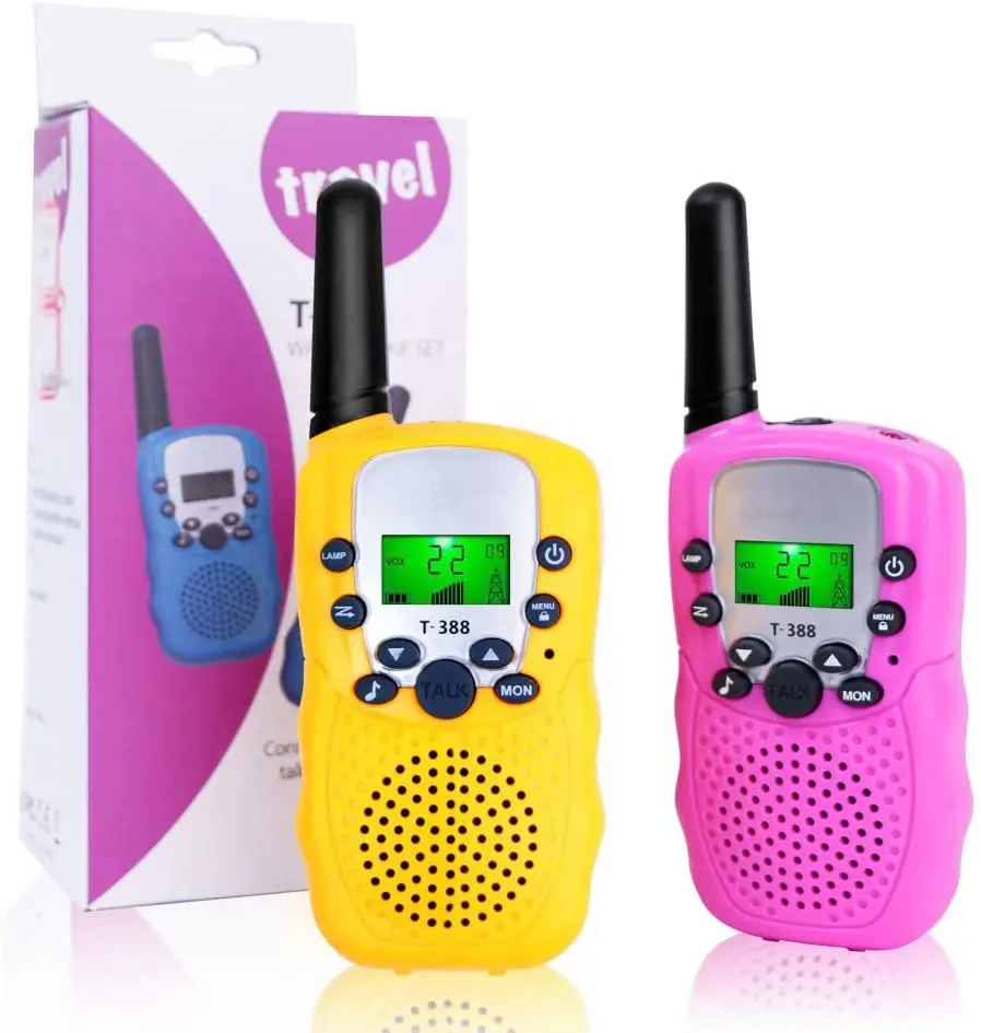 Walkie Talkies for Kids 22 Channels 2 Way Radio Toy with Backlit LCD Flashlight, Kids Walkie Talkies Toys For Boys