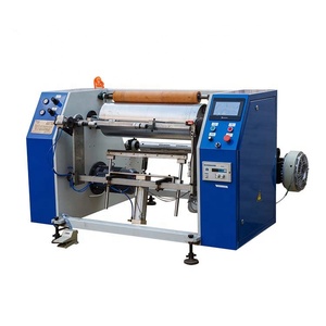 Machine de rembobinage de rouleaux de papier aluminium semi-automatique électrique, prix d'usine en Chine - Product Image 3