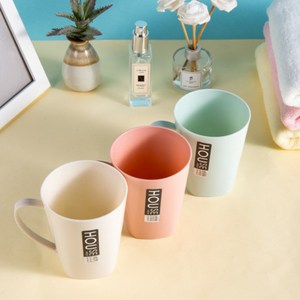 Tasse à café personnalisée avec logo pour couples, gobelet de voyage pour brosse à dents, accessoire de bain et toilette en plastique pour la maison, fournisseur de produits de toilette. - Product Image 2