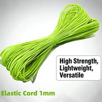 Cordon élastique pour perles de 1 mm, 8 rouleaux de 210 yards, fil extensible pour la fabrication de bijoux, bracelets, colliers, artisanat DIY, multicolore