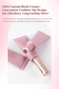 บลัชออนแต่งหน้าบลัชออนสีชมพูเครื่องสำอางบลัชออนครีมบลัชออนลิปลิปทินท์แบบ<span class=keywords><strong>เกาหลี</strong></span>กันน้ำได้ตามต้องการ - Product Image 4