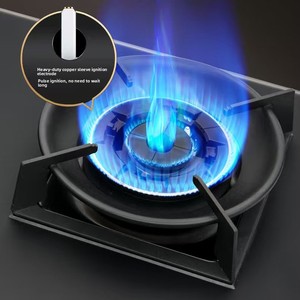 Estufa de Gas de 2 Quemadores Más Vendida del Fabricante con Encimera de Vidrio, Disponible en Stock, Apta para Uso Doméstico y Hotelero - Product Image 5