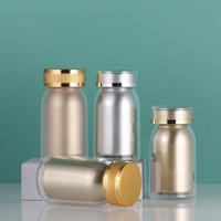 Organisateur de pilules de supplément de capacité de 80ml et étui à pilules Portable avec récipient intérieur bouchon à vis distributeur de médicaments bouteille de pilules