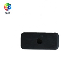 Couvercle d'extrémité carré en plastique, bouchons intérieurs Tube côtelé carré pour tables, bureaux, chaises, meubles de lit <span class=keywords><strong>Bouchon</strong></span> de <span class=keywords><strong>pied</strong></span> Couvercle de tuyau en acier - Product Image 2