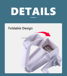 Manjia-rallador de queso giratorio de acero inoxidable, trituradora giratoria de grado alimenticio - Product Image 6