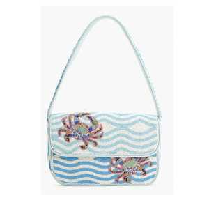 Sac à main à bandoulière de qualité supérieure avec broderie perlée de perles de rocaille complexes et détails artisanaux - Product Image 4